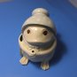 Fitz & Floyd Frog in Bonnet String & Scissors Holder from 1978