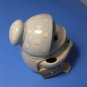 Fitz & Floyd Frog in Bonnet String & Scissors Holder from 1978