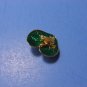 Green Lilly Pad Frog Gold Tone Pin Brooch