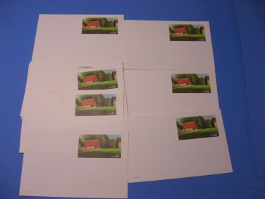 Lot Of 18 Red Barn USPS Postcards USA 20 Cents Postcards