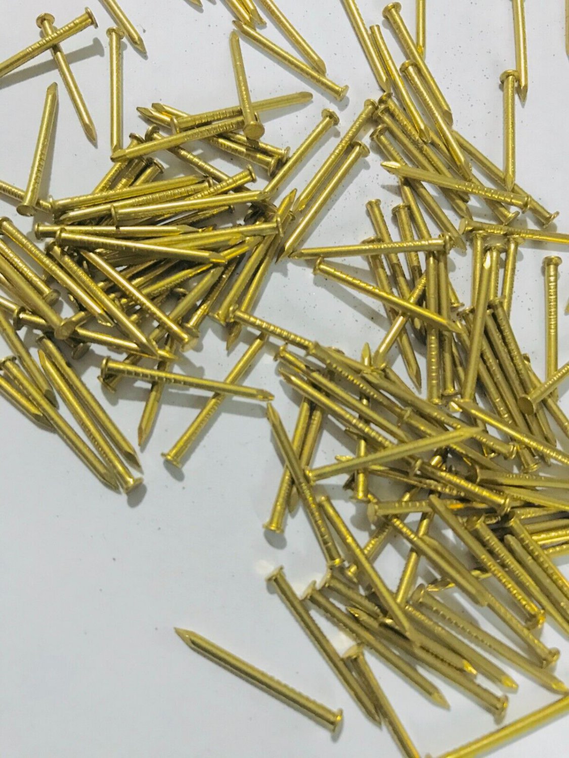 Solid Brass Panel Pins Nails Brads Escutcheon Pins 20 25mm G19 3oz Pack