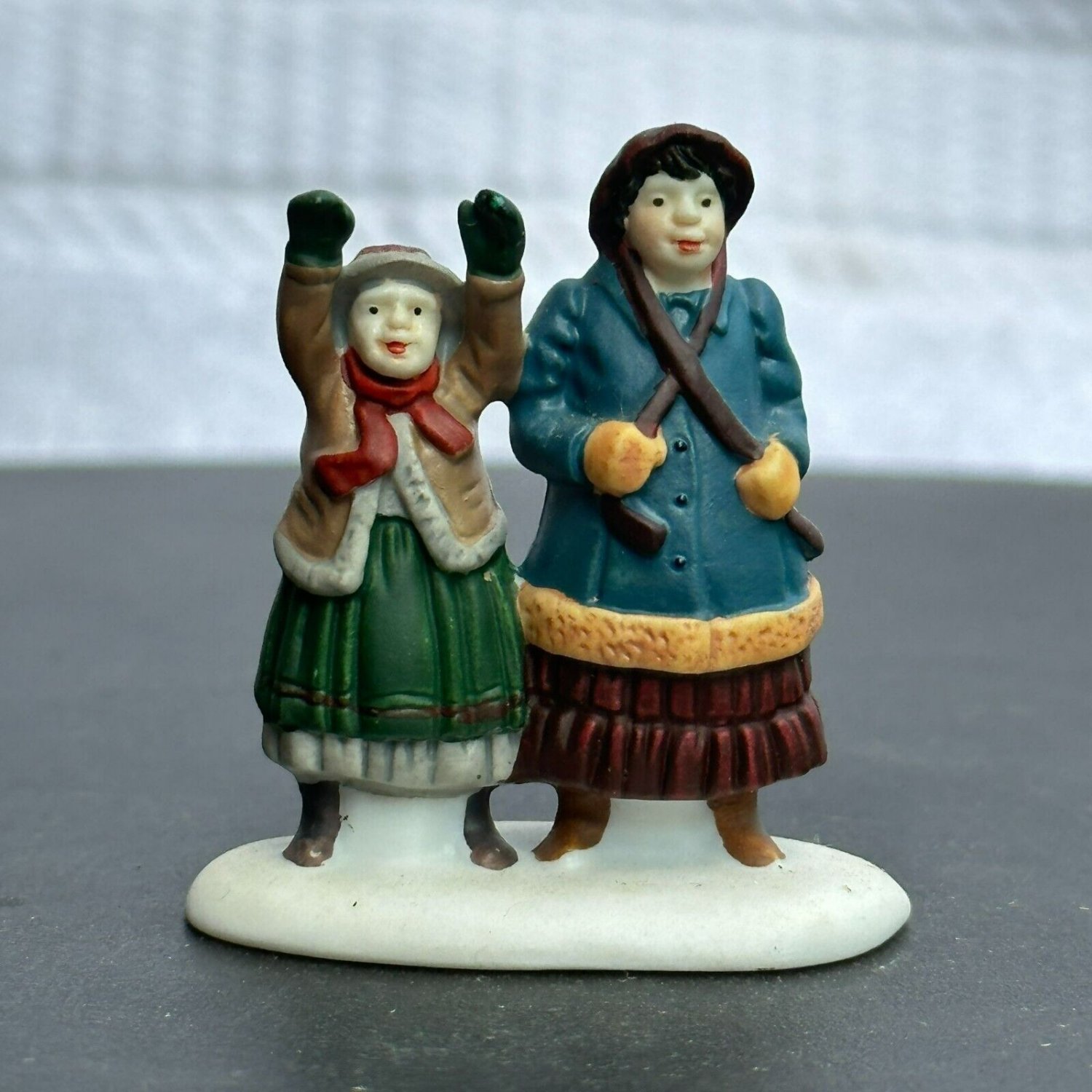 Dept 56 The Bird Seller, Mother and Child Loose Figurine, Dickens Village