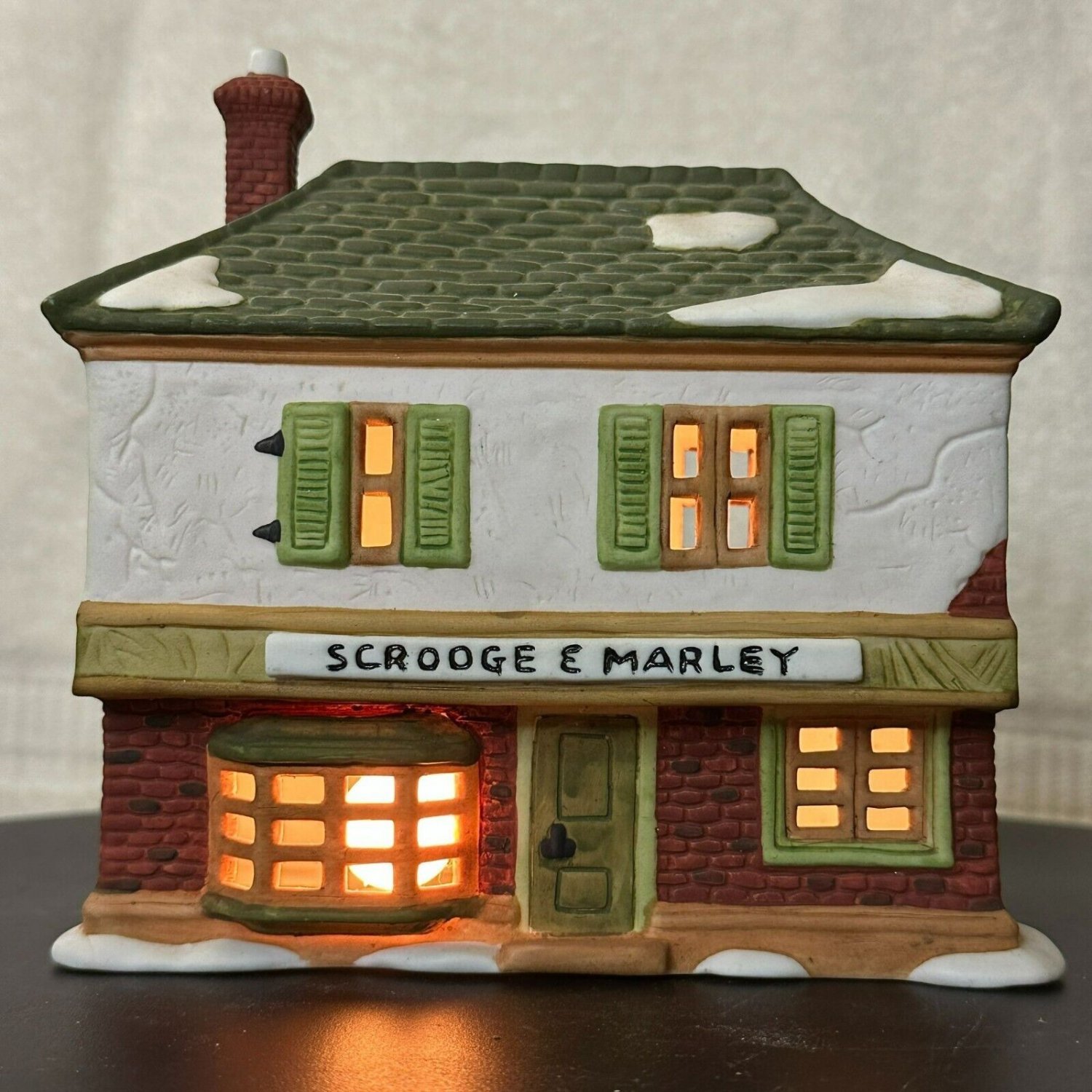 Dept 56 Scrooge and Marley Counting House Dickens Village - 1986