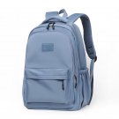 student's korean style simple backpack Sky Blue