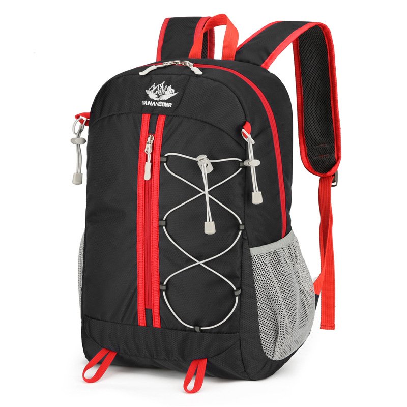 Outdoor mountaineering cycling foldable backpackBlack