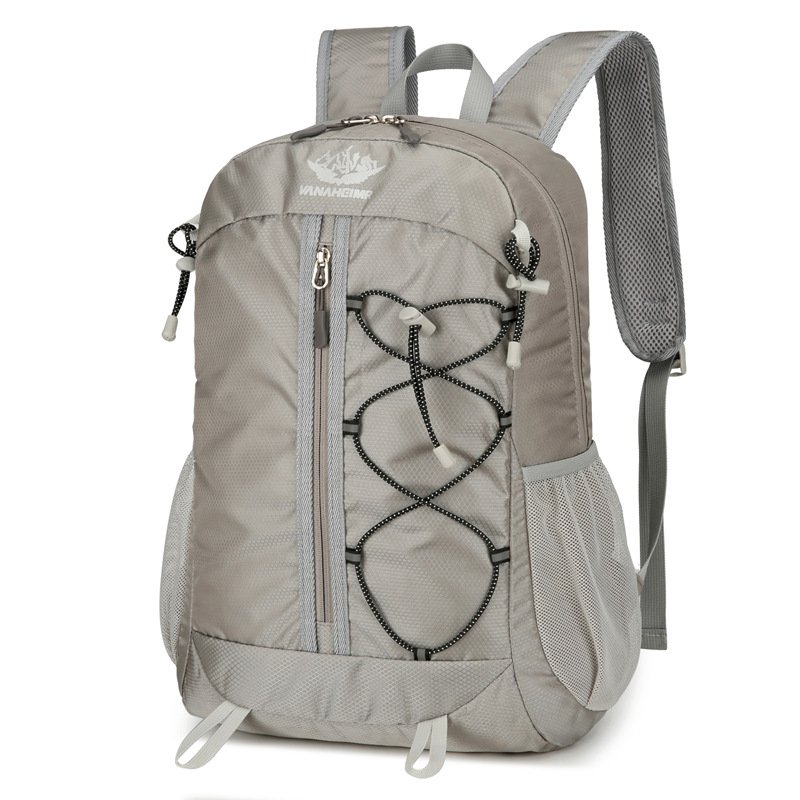 Outdoor mountaineering cycling foldable backpackGray