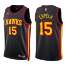 #15 Clint Capela Black Atlanta Hawks Stitched Jersey