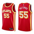 #55 Dikembe Mutombo Red Atlanta Hawks Stitched Jersey