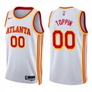 #00 Jacob Toppin White Atlanta Hawks Stitched Jersey