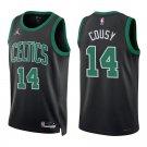 #14 Bob Cousy Black Statement Boston Celtics Stitched Jersey