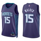 #15 Kemba Walker Purple Charlotte Hornets Stitched Jersey
