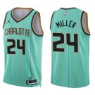 #24 Brandon Miller Teal City Charlotte Hornets Stitched Jersey