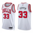 Chicago Bulls #33 Scottie Pippen White Stitched Jersey