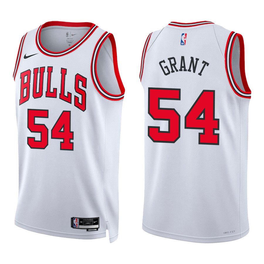 Chicago Bulls #54 Horace Grant White Stitched Jersey