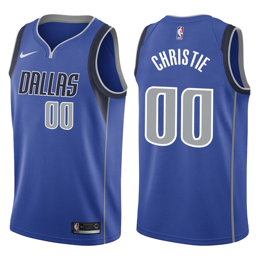 Dallas Mavericks #00 Max Christie Royal Blue Stitched Jersey