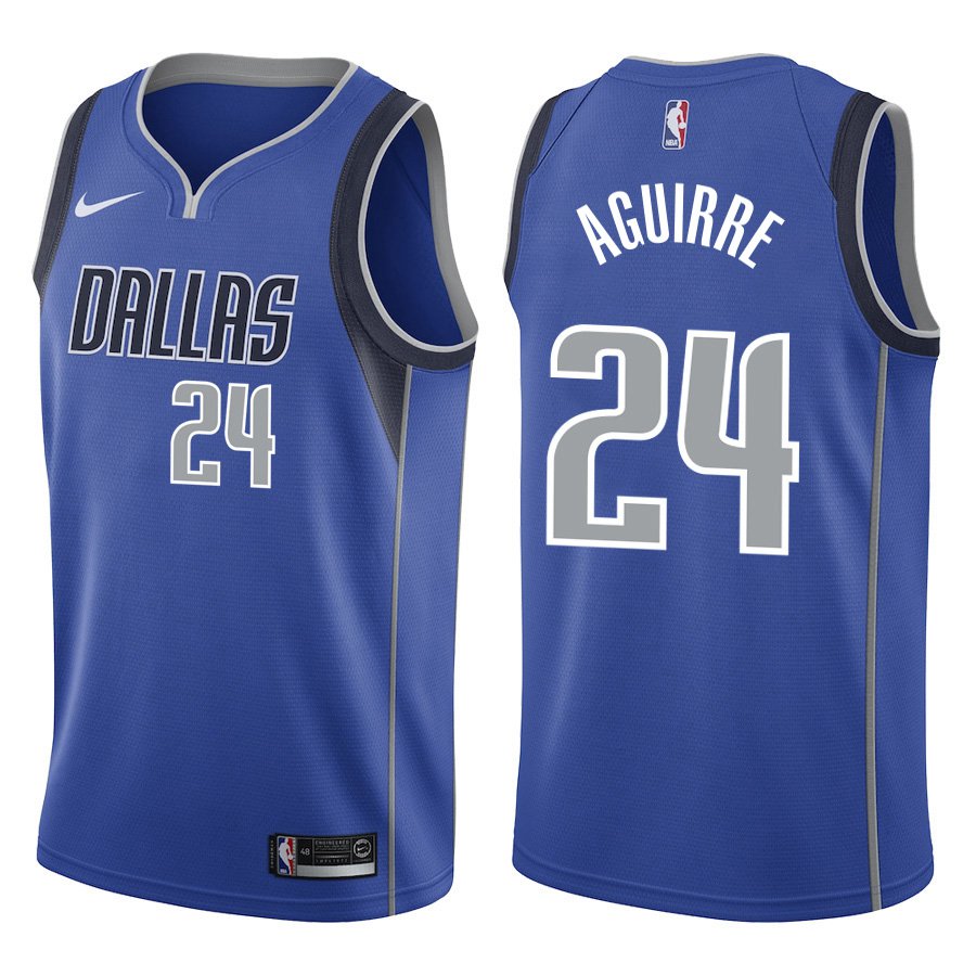 Dallas Mavericks #24 Mark Aguirre Royal Blue Stitched Jersey