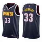 Denver Nuggets #33 David Thompson Navy Stitched Jersey
