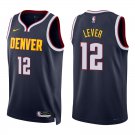 Denver Nuggets #12 Fat Lever Navy Stitched Jersey