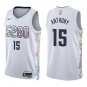Denver Nuggets #15 Carmelo Anthony White City Stitched Jersey