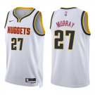 Denver Nuggets #27 Jamal Murray White Stitched Jersey