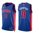 Detroit Pistons #9 Ausar Thompson Royal Blue Stitched Jersey
