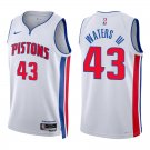 Detroit Pistons #43 Lindy Waters III White Stitched Jersey