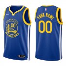 Golden State Warriors #00 Custom Name And Number Royal Blue Stitched Jersey