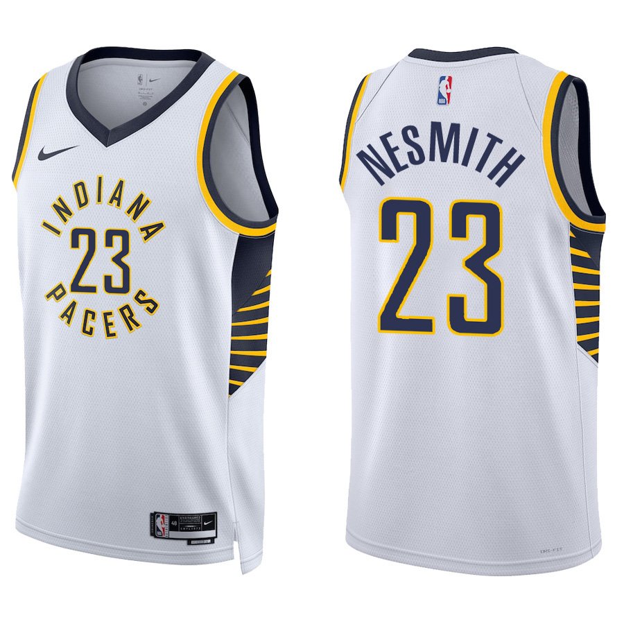 Indiana Pacers #23 Aaron Nesmith White Stitched Jersey