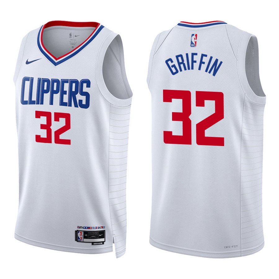 Los Angeles Clippers #32 Blake Griffin White Stitched Jersey