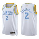 Los Angeles Lakers #2 Jarred Vanderbilt White Classic Stitched Jersey