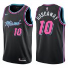 Miami Heat #10 Tim Hardaway Black City Stitched Jersey