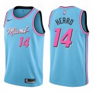 Miami Heat #14 Tyler Herro Light Blue Stitched Jersey