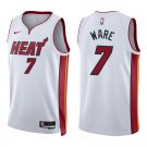 Miami Heat #7 Kel'el Ware White Stitched Jersey