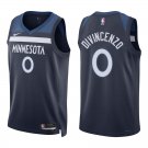 Minnesota Timberwolves #0 Donte DiVincenzo Navy Stitched Jersey