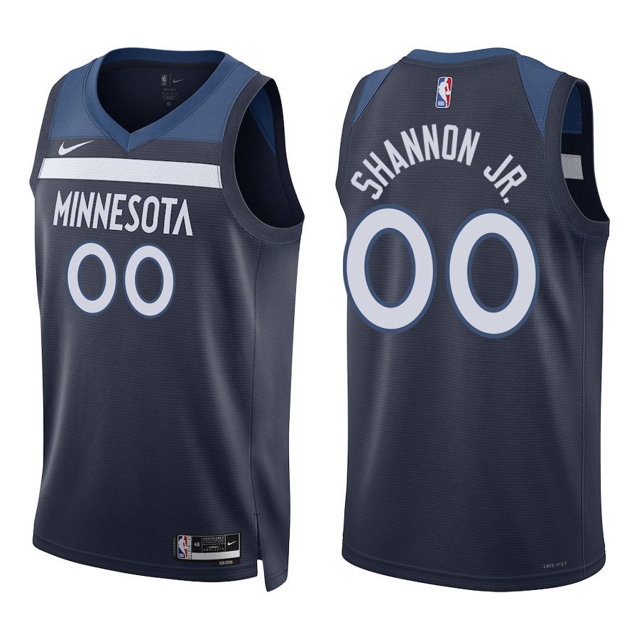 Minnesota Timberwolves #00 Terrence Shannon Jr. Navy Stitched Jersey