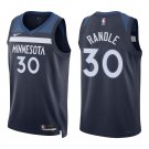 Minnesota Timberwolves #30 Julius Randle Navy Stitched Jersey