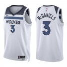 Minnesota Timberwolves #3 Jaden McDaniels White Stitched Jersey