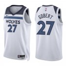 Minnesota Timberwolves #27 Rudy Gobert White Stitched Jersey
