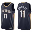 New Orleans Pelicans #11 Brandon Boston Jr. Navy Stitched Jersey