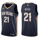 New Orleans Pelicans #21 Yves Missi Navy Stitched Jersey