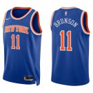 New York Knicks #11 Jalen Brunson Royal Blue Stitched Jersey