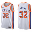 New York Knicks #32 Karl-Anthony Towns White City Stitched Jersey