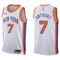 New York Knicks #7 Carmelo Anthony White City Stitched Jersey