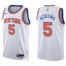 New York Knicks #5 Precious Achiuwa White Stitched Jersey