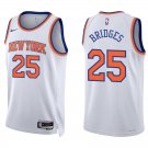 New York Knicks #25 Mikal Bridges White Stitched Jersey
