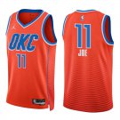Oklahoma City Thunder #11 Isaiah Joe Orange Stitched Jersey