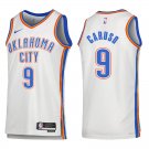Oklahoma City Thunder #9 Alex Caruso White Stitched Jersey
