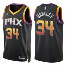 Phoenix Suns #34 Charles Barkley Black Statement Stitched Jersey