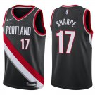 Portland Trail Blazers #17 Shaedon Sharpe Black Stitched Jersey