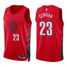 Portland Trail Blazers #23 Donovan Clingan Red Statement Stitched Jersey